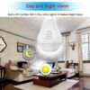 Wireless IP Wifi Panoramic Security CCTV Bulb Spy Camera - Image 4